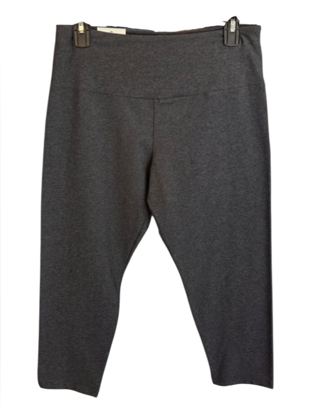 NWT Style & Co. Mid-Rise Tummy Control Waist Dark Gray Capri Leggings Size Med